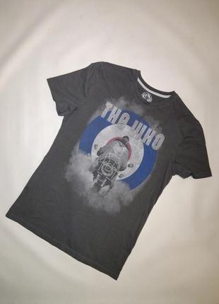 Серая футболка мерч рок-группа the who тур 2013 года1 фото