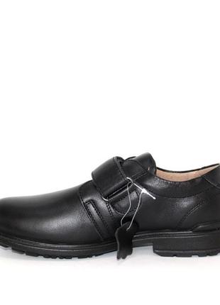 Шкільні туфлі для хлопчика чорний3 фото