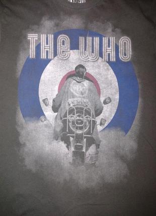 Серая футболка мерч рок-группа the who тур 2013 года2 фото