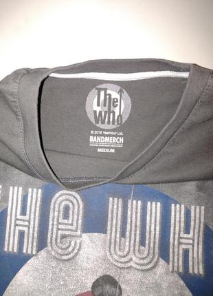 Серая футболка мерч рок-группа the who тур 2013 года3 фото