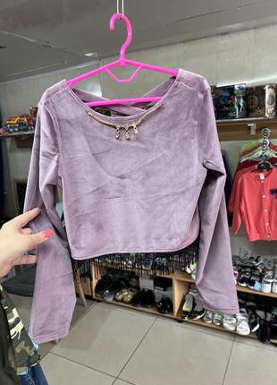 Вилюровая кофточка