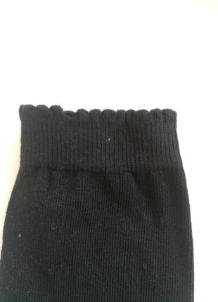 Черные однотонные носки ничевины