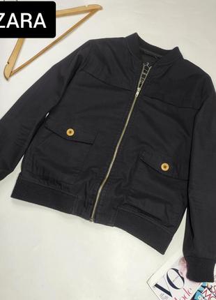 Куртка мужская бомпер темно синего цвета на молнии хлопок от бренда размер s