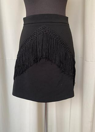 Спідниця з бахромою готична готична