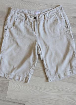 Linen шорты из льна льняные шорты летние шорты капри