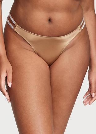 Трусики со стразами victoria's secret виктория сикрет оригинал