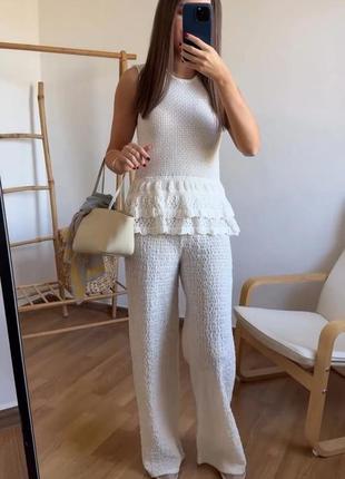 Костюм кроше zara