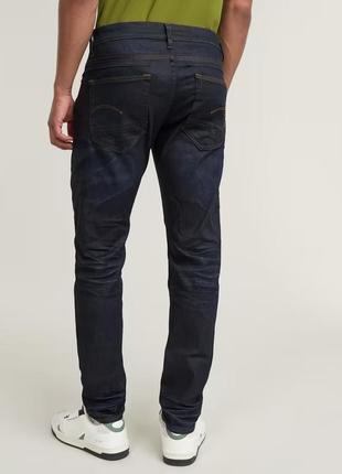 G star raw d staq 5 pocket slim джинсы темно-синие