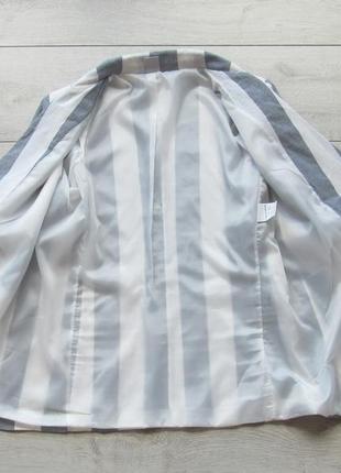 Пиджак жакет блейзер в полоску от zebra7 фото