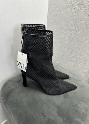 Туфли zara ботильоны zara сапоги zara