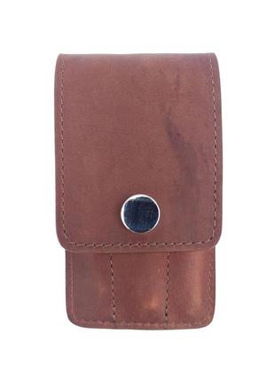 Мини-футляр для маникюрных инструментов leathart светло-коричневый