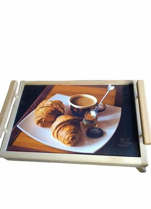 Столик для завтрака деревянный складной5 фото