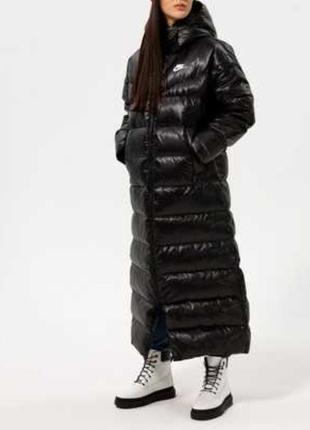 Пальто пуховик пухова куртка nike therma fit
