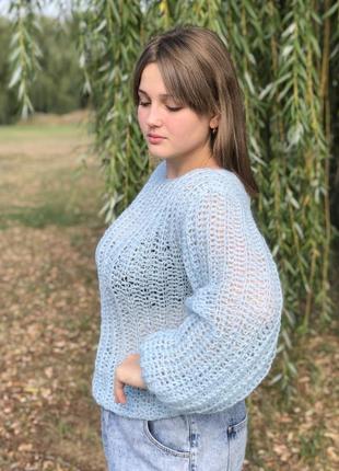 Светр павутинка ручної роботи