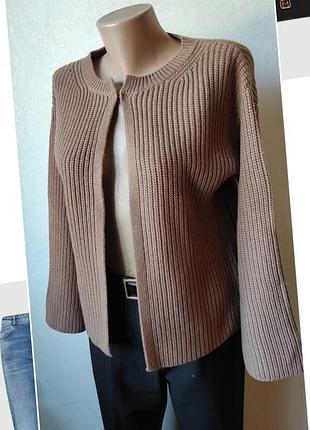 Кардиган в шоколадном цвете