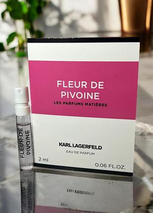 Karl lagerfeld fleur de pivoine парфумована вода для жінок 2ml