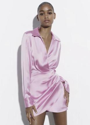 Рожева сукня zara2 фото