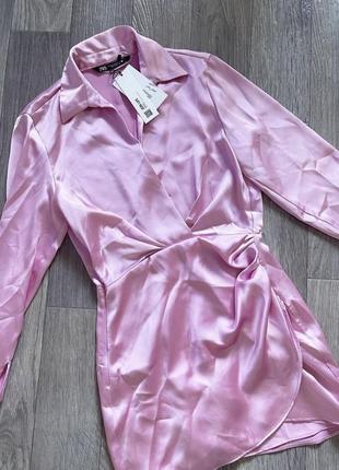 Рожева сукня zara5 фото
