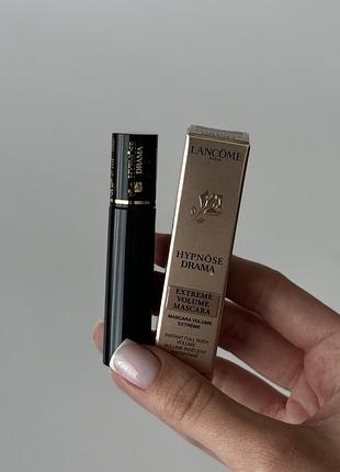 Черная стойка тушь для объема ресниц lancome hypnose drama instant full body extreme volume mascara