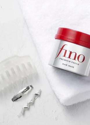 Маска для поврежденных волос shiseido fino premium touch hair mask