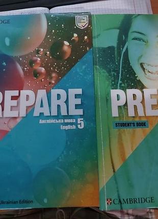 Prepare english 5, workbook+students book