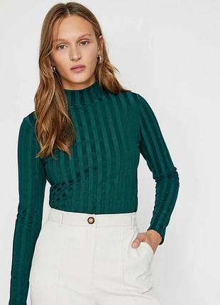 Изумрудная водолазка coton кофта гольф