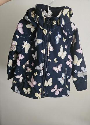 Куртка софтшелл soft shell демисезон флис