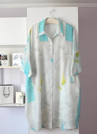 Шикарное платье рубашка от дорогого бренда annette gortz