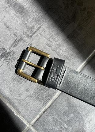 Пояс ремінь шкіряний оригінал 110 см ralph lauren polo