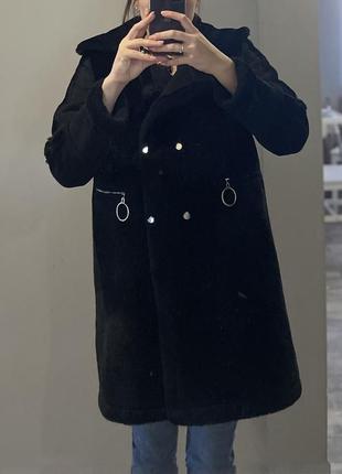Шуба, пальто тедди оверсайз s-l