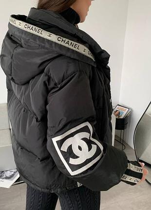 Брендовая куртка в стиле chanel5 фото