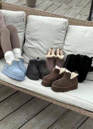 Уггі з натуральної замші