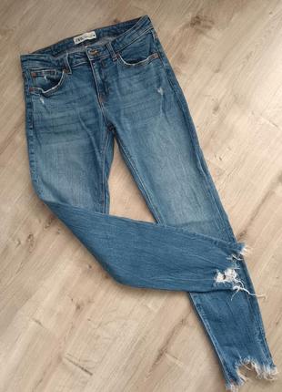 Джинси zara basic denim, 38 euro, m-l