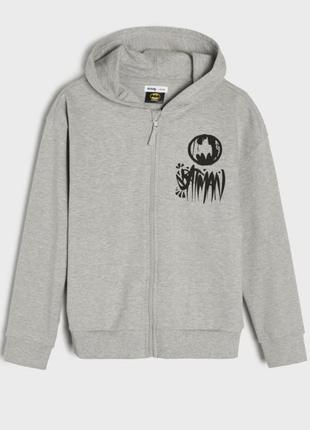 Спортивна кофта толстовка на блискавці з принтом batman