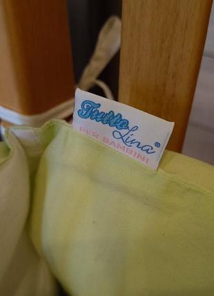 Постіль дитяча та бортики tuttolina сатинова бавовна