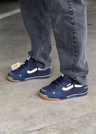 Кроссовки vans x dime rowley xlt blue white gum
