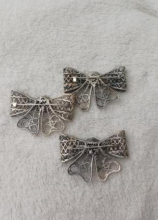 Советская брошь "бант"50-е года!!!