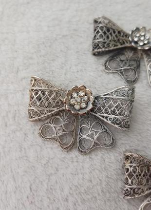 Советская брошь "бант"50-е года!!!