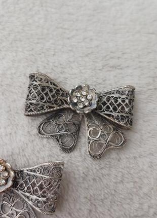 Советская брошь "бант"50-е года!!!