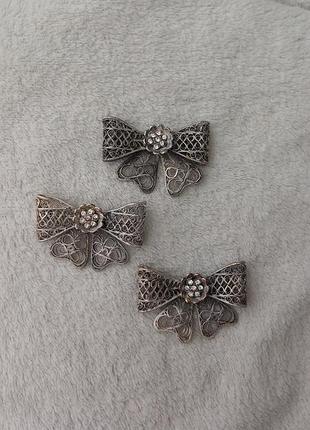 Советская брошь "бант"50-е года!!!