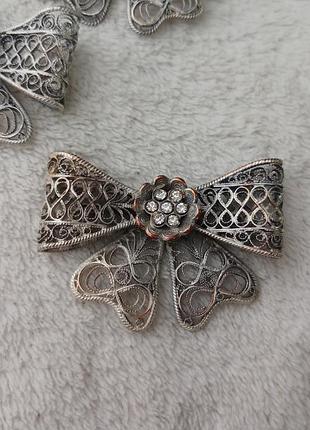 Советская брошь "бант"50-е года!!!