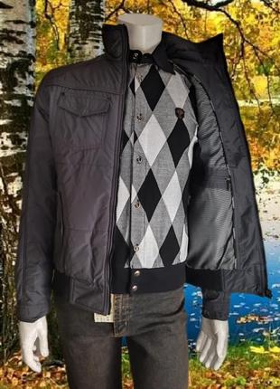 Демісезонна куртка  сірого кольору santoryo