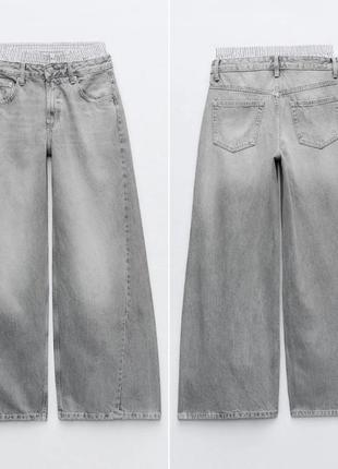 Трендові джинси zara кльош