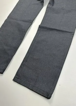 Брюки прямого кроя scotch&soda 31-33 серые мужские штаны4 фото