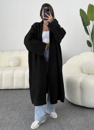 Дуже стильний м'якенький та затишний плед - кардиган з люкс ангори💞 кардіган, кофта накидка2 фото