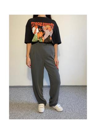 Вінтажні сірі брюки італійського бренду fiocchi