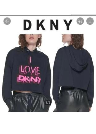 Худі, кроп, капюшонка від dkny орігінал  р.s-m