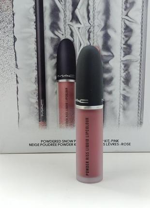 Матовая помада крем mac cosmetics mac cosmetics powder kiss liquid lipcolour2 фото