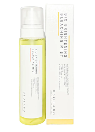 Освітлюючий тонер-міст для обличчя usolab bio brightening bleaching mist - 150 мл
