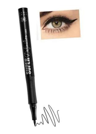 Рідка підводкадля очей«суперакцент» avon true super definition eyeliner підводка-фломастер black
